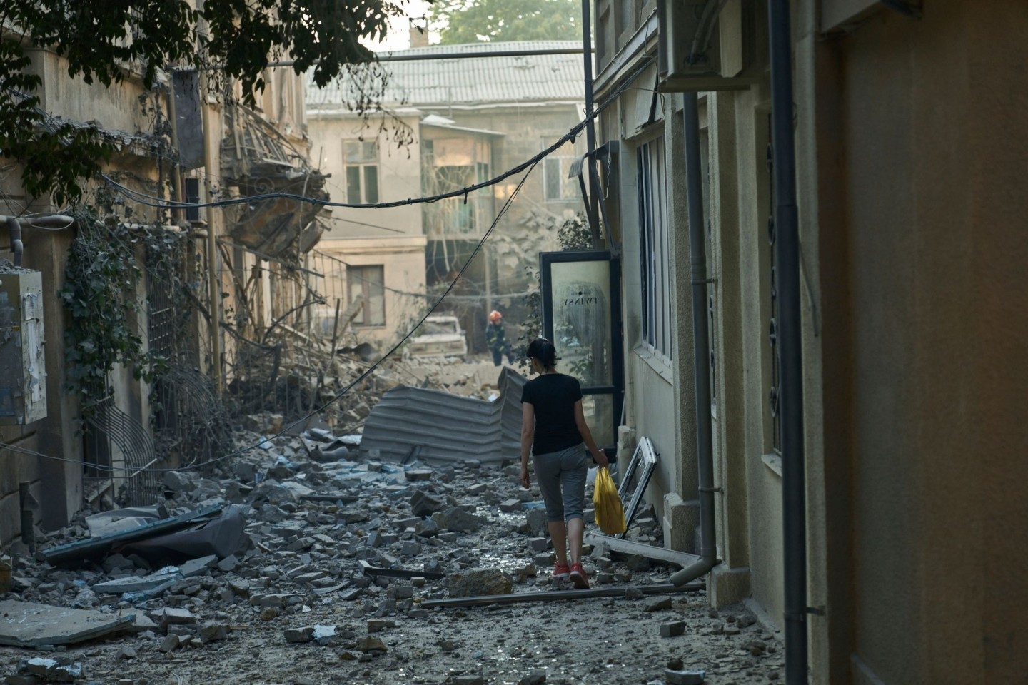Eine Trümmerlandschaft: Odessa nach russischen Angriffen auf die Stadt. Eine Rekordsumme von über einer Milliarde Euro für die Opfer des Krieges in der Ukraine haben die Menschen in Deut...
