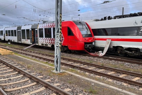 Wormser Hauptbahnhof nach Zug-Kollision wieder freigegeben