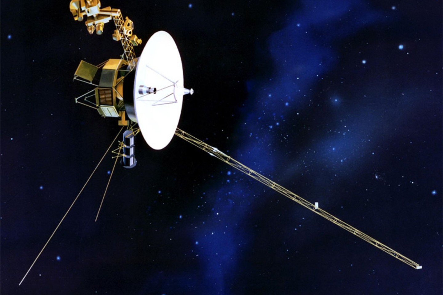 Undatierte Illustration zur amerikanischen Raumsonde «Voyager 1».