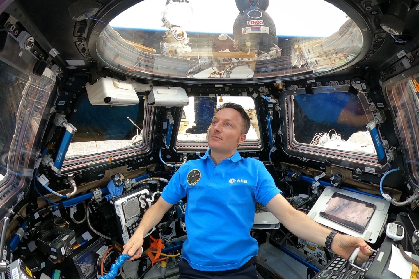 Berufsbedingt an Wasserknappheit gewöhnt: Astronaut Matthias Maurer.