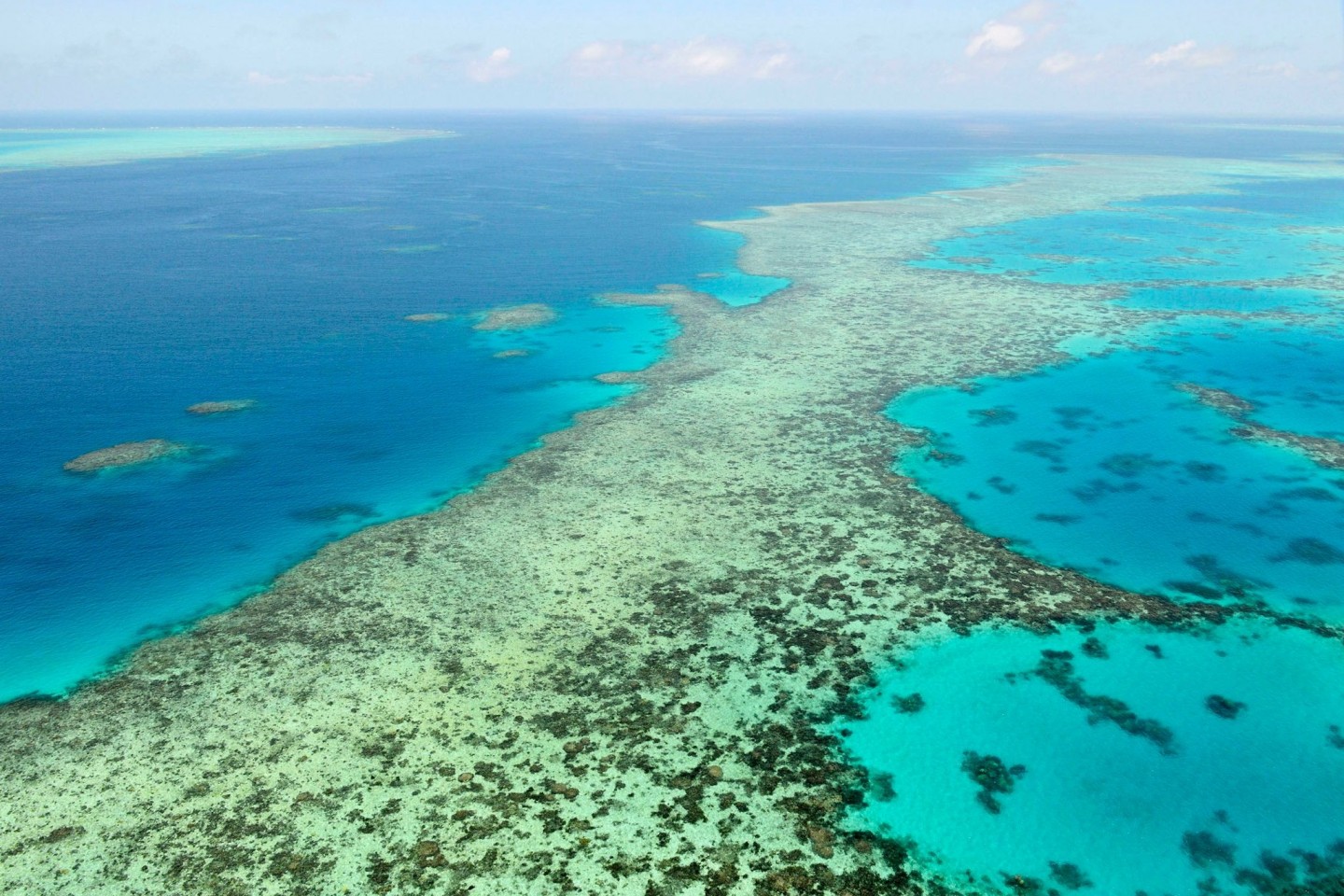 Das Great Barrier Reef im Nordosten Australiens.